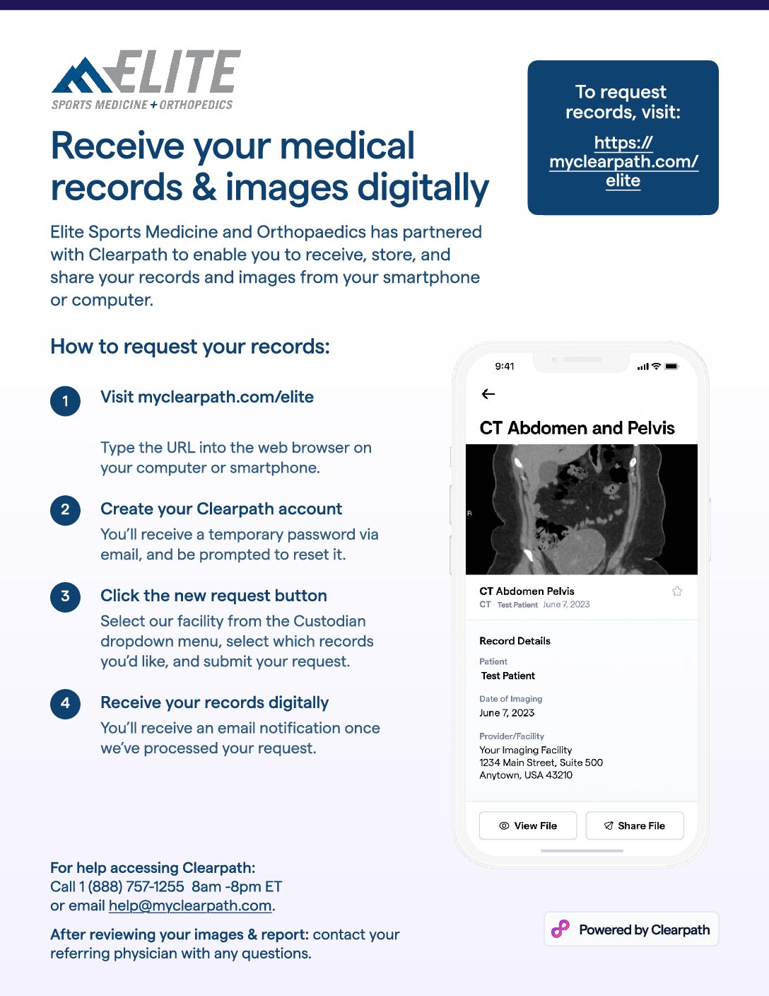 Clearpath information sheet